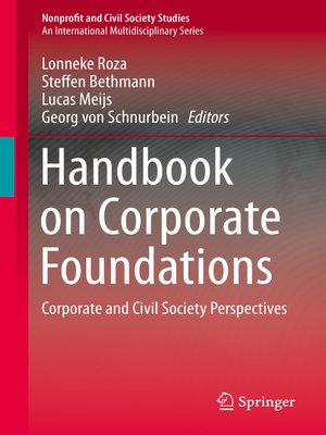 cover image of Handbook on Corporate Foundations
